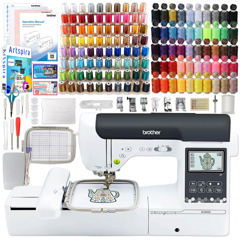 Sewing & Embroidery 2-in-1 Combo Machines