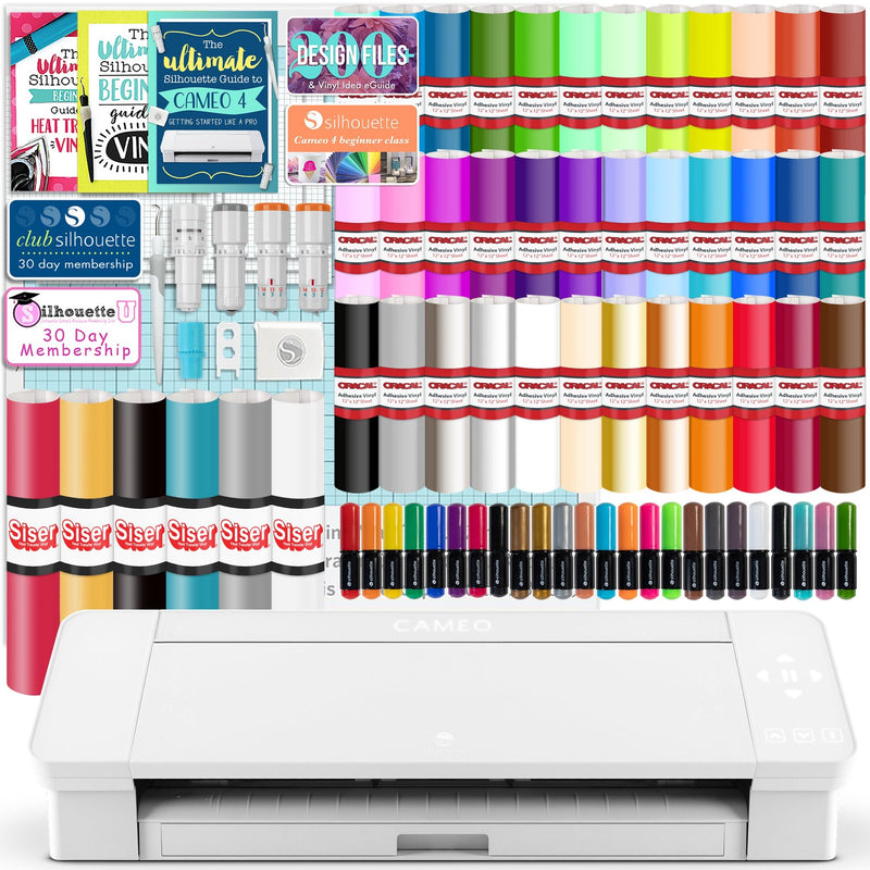 Silhouette Cameo 4 Bundles 12" Wide - White