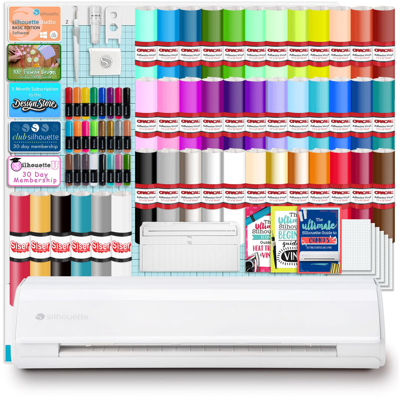 Silhouette Cameo 5 Software, Tools, Cutting Mats, & Accessories