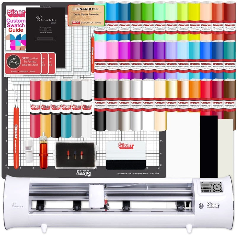 Siser's Romeo 24" Vinyl Cutter Machine Bundles