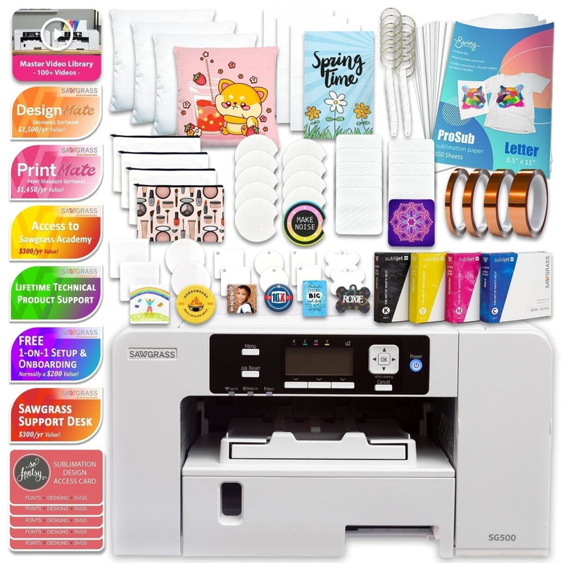 Top Selling Sawgrass SG500 & SG1000 Sublimation Bundles & Accessories