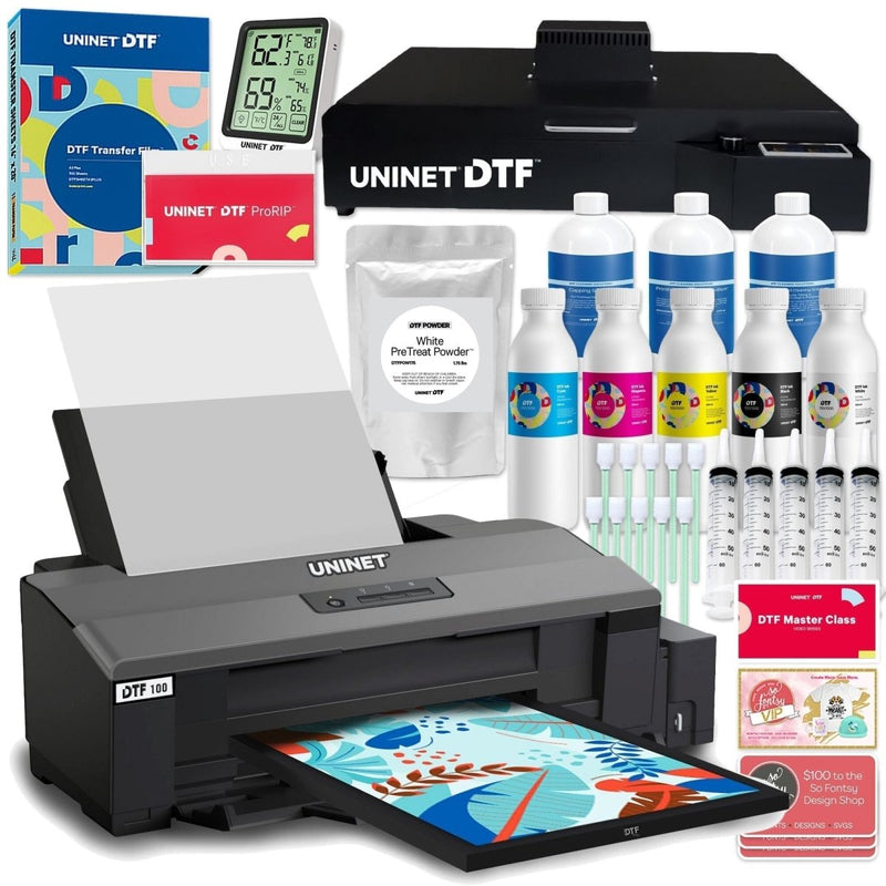 Uninet 100 Direct to Film (DTF) Bundles, Inks, Film & Accessories