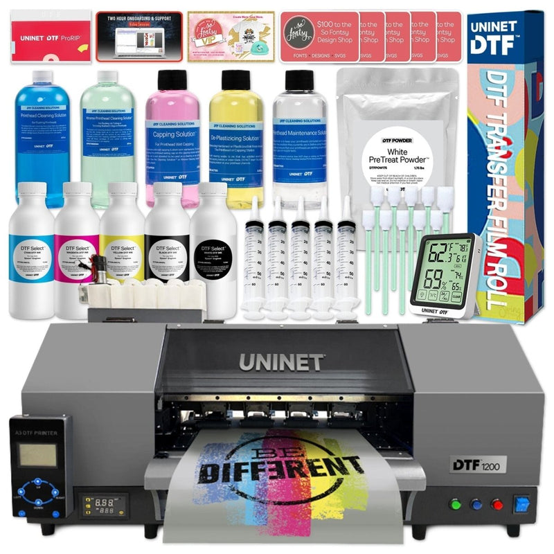 Uninet 1200 Direct to Film (DTF) Transfer Printer Bundles
