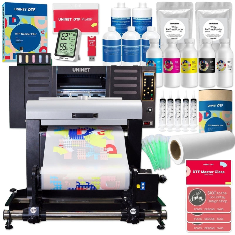 Uninet 3300 Direct to Film (DTF) Printer, Inks, Film & Accessories