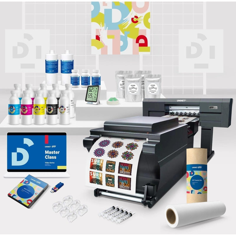 Uninet 6000 Direct to Film (DTF) Printer, Inks, Film & Accessories