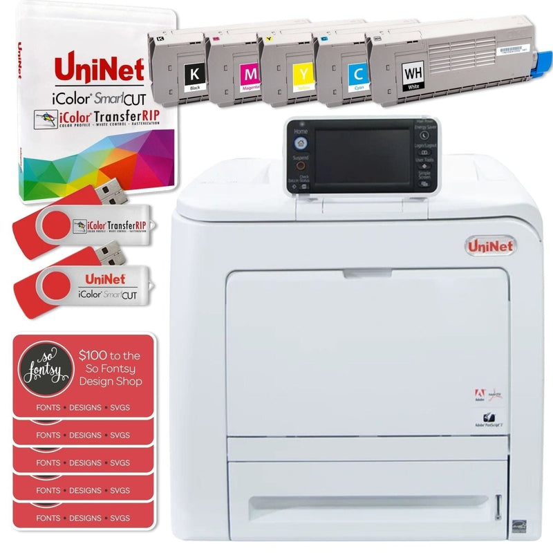 UNINET iCOLOR 550 White Toner Transfer Production Printer