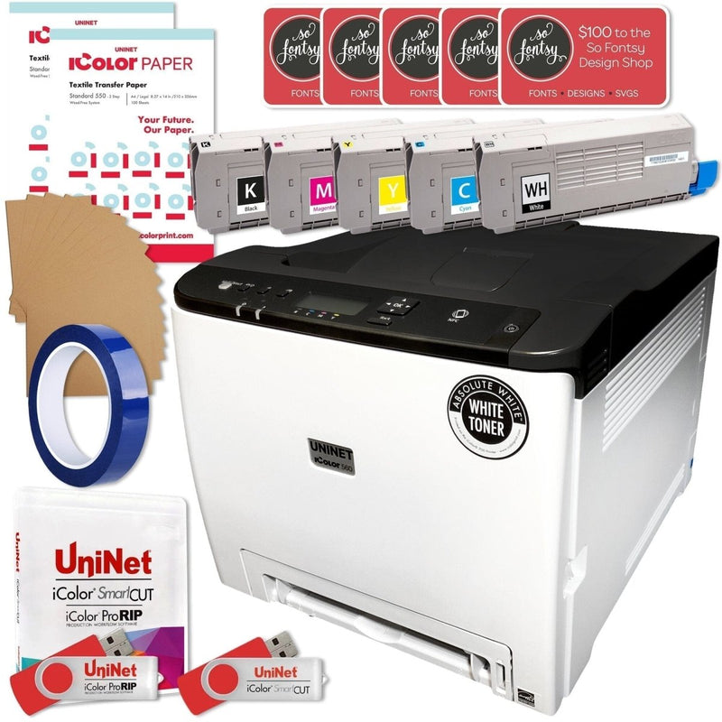 UNINET iCOLOR White Toner Transfer Printers & Accessories