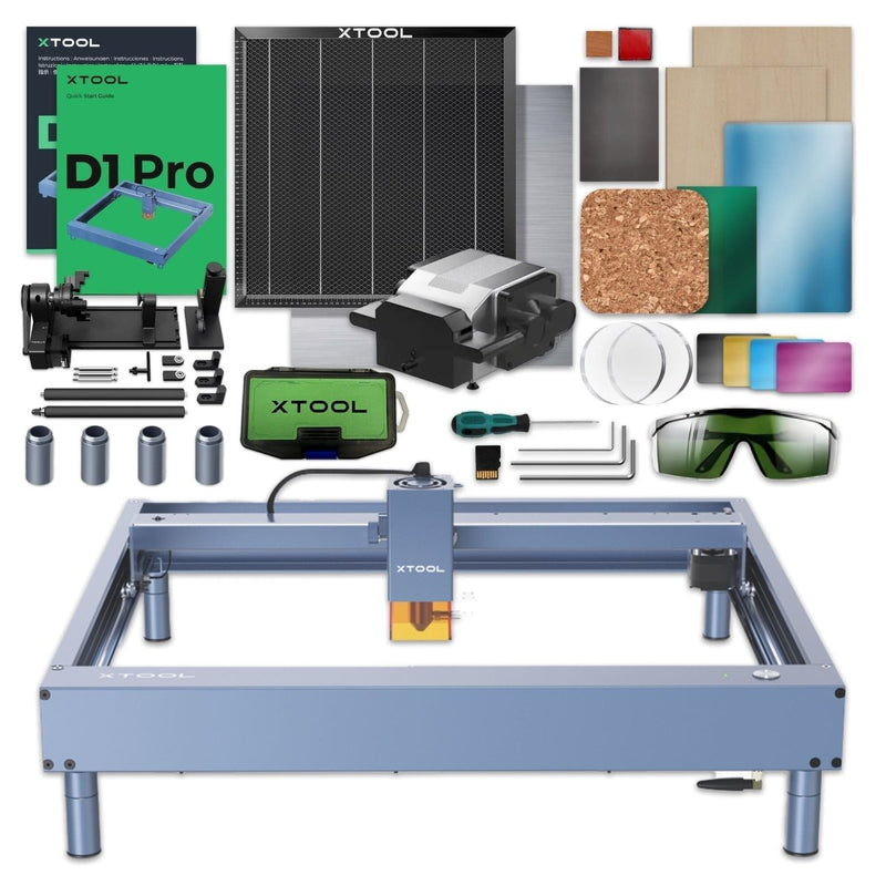 xTool D1 2.0 PRO Laser Cutter & Engraver Machine Bundles