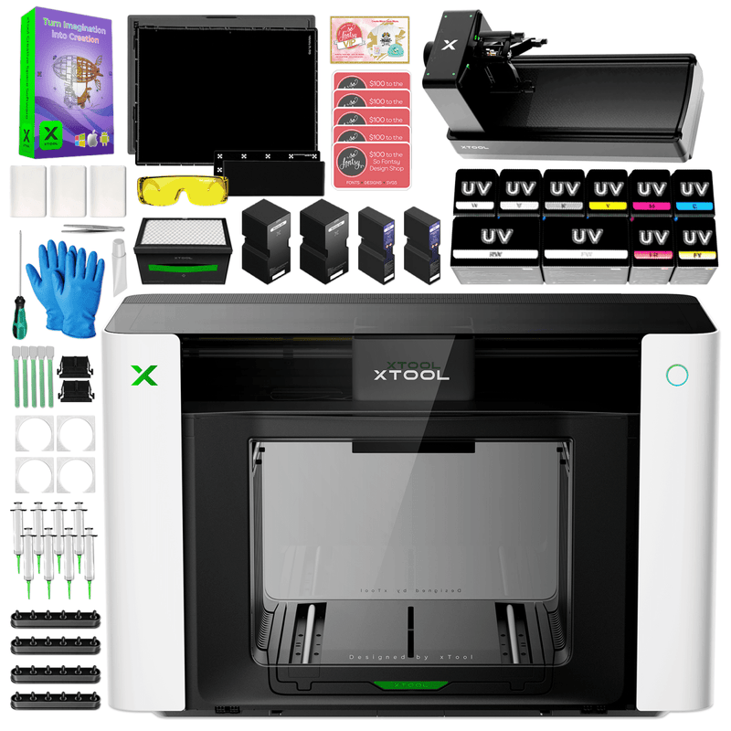 xTool O1 Omni Dual Head UV DTF & Direct To Object 3D-Texture Printers
