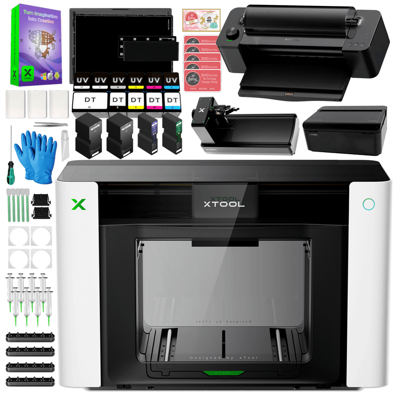 xTool O1 Omni UV + DT Fabric Printer for Small Business