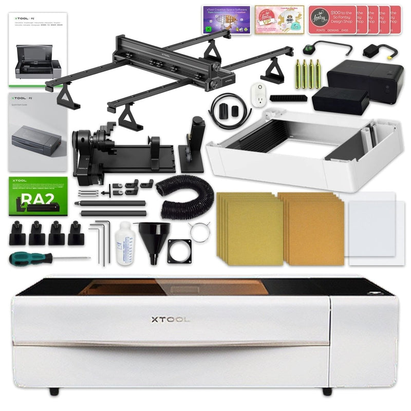 xTool P2S Laser Cutter & Engraving Machine Bundles on Sale
