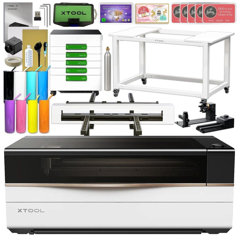 xTool P3 80W CO2 Laser Cutter Machine Bundles & Accessories