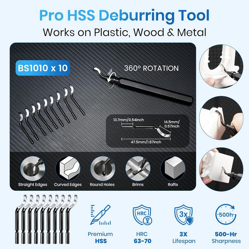 141 Piece 3D Printer Tool Kit & Accessory Kit with Cordless Rotary Sander 3D Printer Bambu Lab 