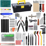 201 Piece 3D Printer Tool Kit, Finishing Kit & Cleaning Kit with Storage Case