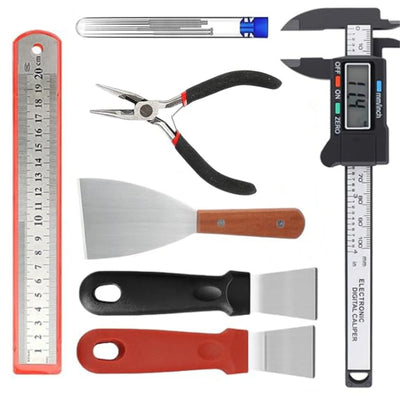 201 Piece 3D Printer Tool Kit, Finishing Kit & Cleaning Kit with Storage Case