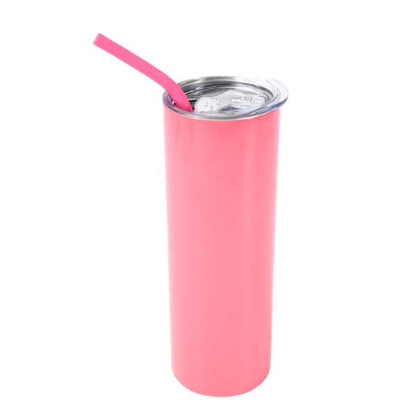 20oz Color Powder Coated Skinny Tumbler | Swing Design