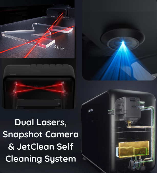 eufyMake E1 UV DTF & Direct To Object Printer w/ Ink & Rotary Attachment