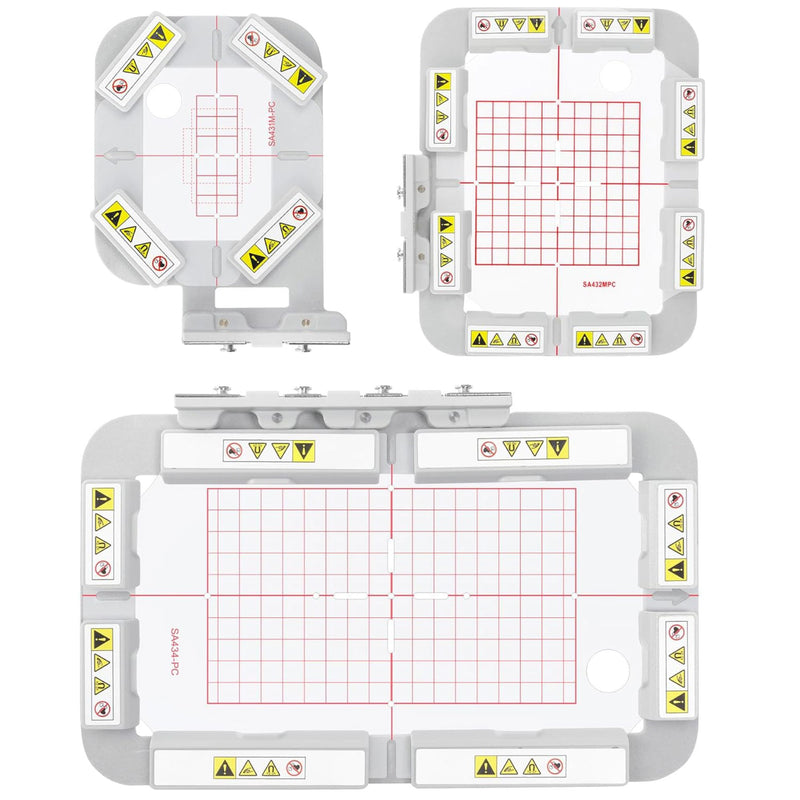 3pc Magnetic Embroidery Hoop Set for Brother SE700, PE545 and Other Models Sewing Accessories Brother 