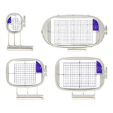 4pc Embroidery Hoop Set for Brother NQ1700E and Other Models - Swing Design1