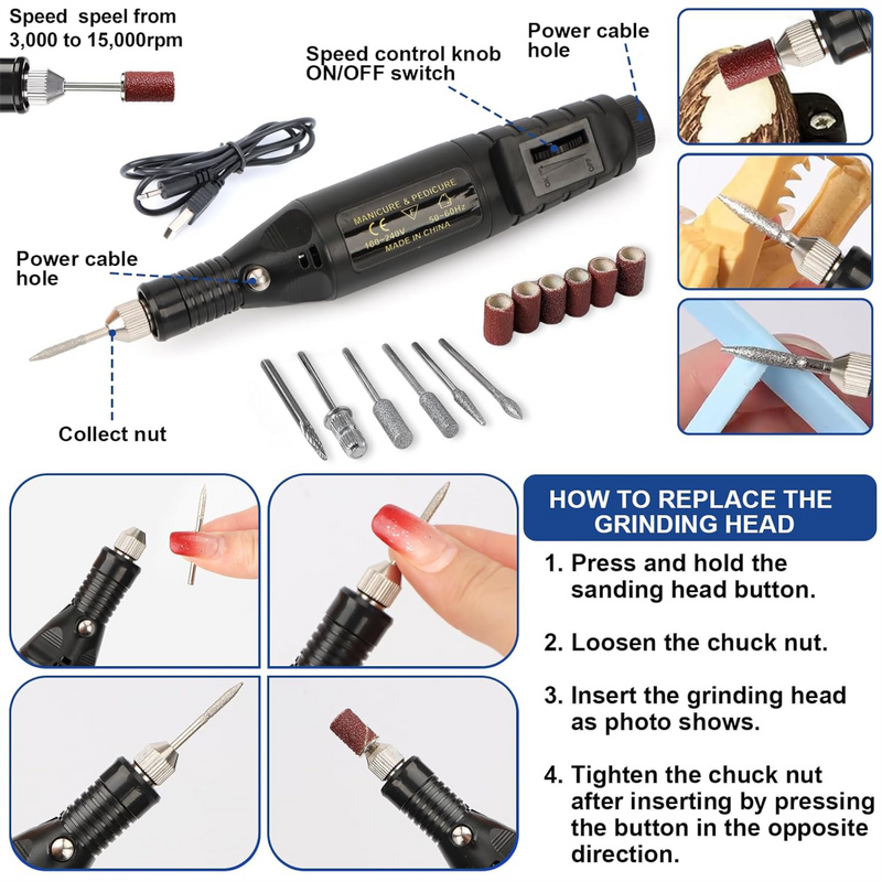 201 Piece 3D Printer Tool Kit, Finishing Kit & Cleaning Kit with Storage Case