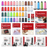 BAi Deluxe Universal Embroidery Kit with Thread, Bobbins & Stabilizers