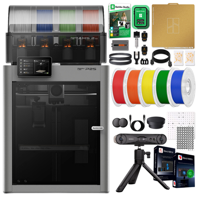 Bambu Lab P2S 3D Printer with Revopoint Inspire 3D Scanner &amp; Filaments