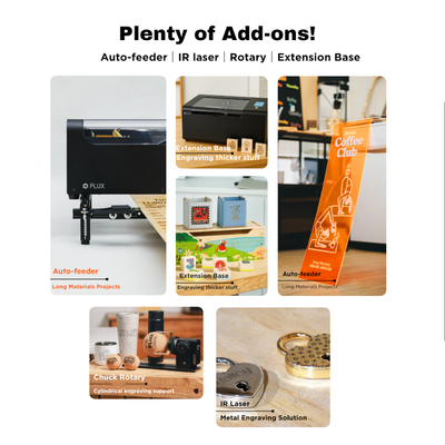 FLUX Beamo II 30W C02 Laser Cutter & Engraver with Beam Air Filter