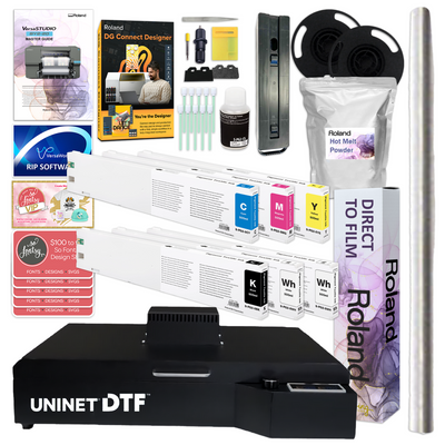 Roland VersaStudio BY2-20 DTF 20" Wide Roll Printer w/ Oven, Inks, Film & Powder