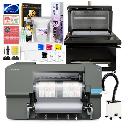 Roland BY2-20 DTF 20" Wide Roll Printer w/ 24" In-Line Slim Automatic Shaker