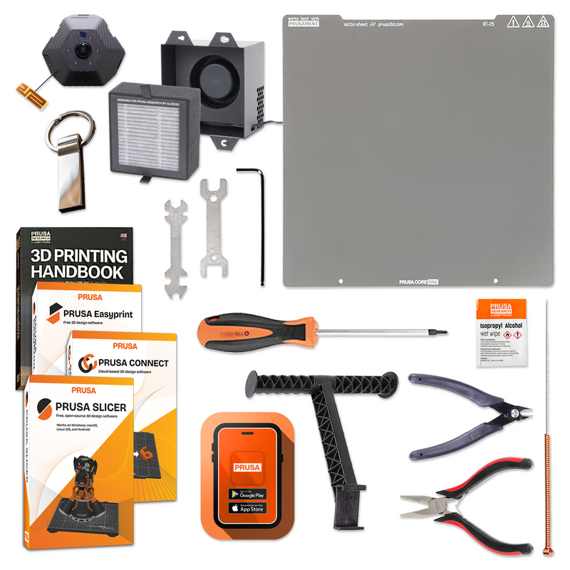 Prusa CORE One+ (Gen 2) 3D Printer with INDX 4-Toolhead Changer