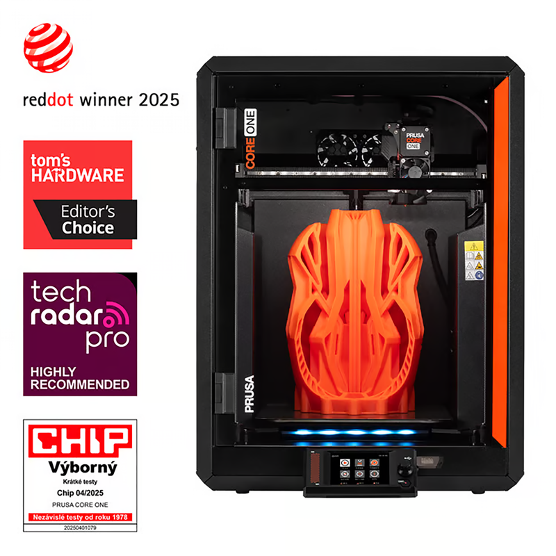 Prusa CORE One+ (Gen 2) 3D Printer with INDX 4-Toolhead Changer