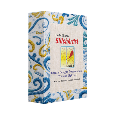Embrilliance StitchArtist Embroidery Digitizing Software | Levels 1, 2 or 3