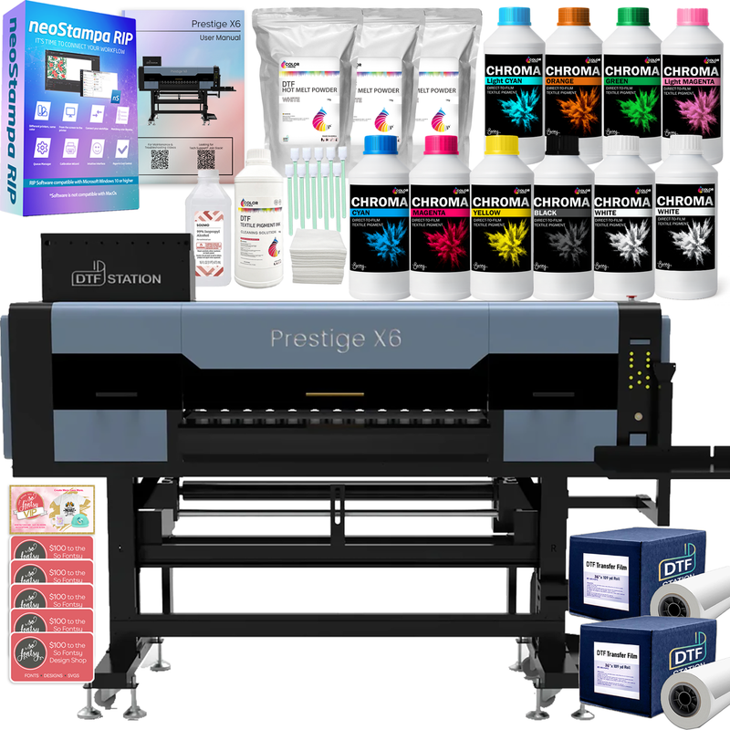 Prestige X6 Direct To Film (DTF) Printer w/ Accessories & Training - 36"
