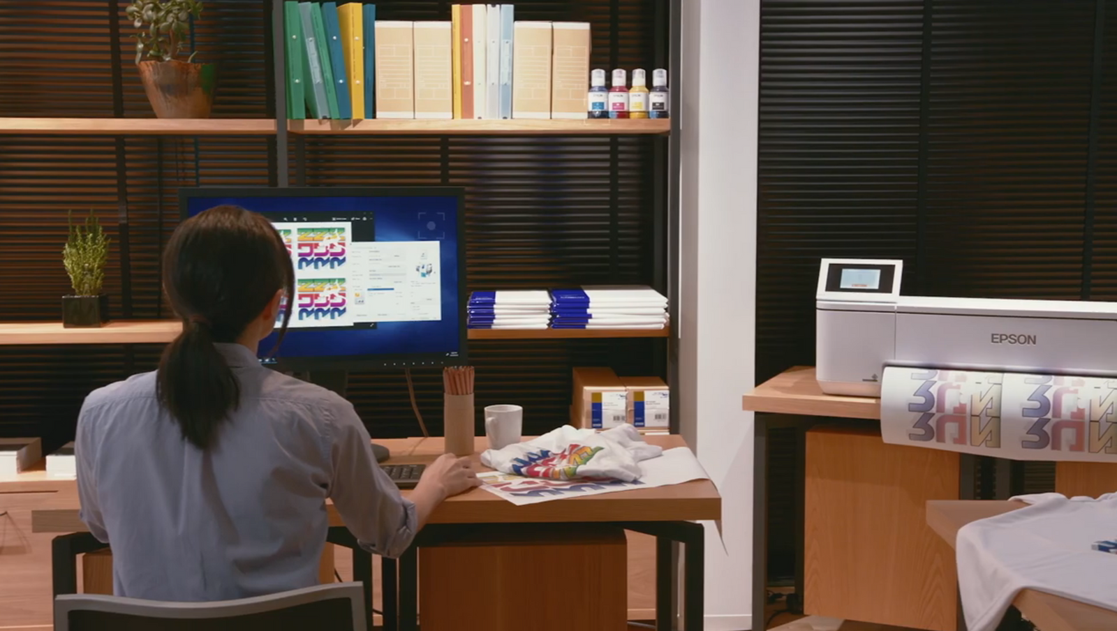 Epson SureColor PRO F570 24" Sublimation Printer w/ Deluxe Paper Bundle & Blanks