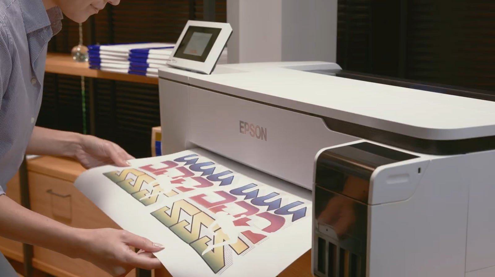 Epson SureColor PRO F570 24" Sublimation Printer w/ Deluxe Paper Bundle & Blanks