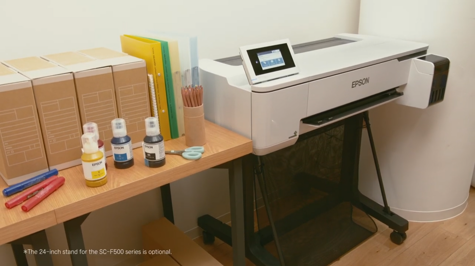 Epson SureColor PRO F570 24" Sublimation Printer w/ Deluxe Paper Bundle & Blanks