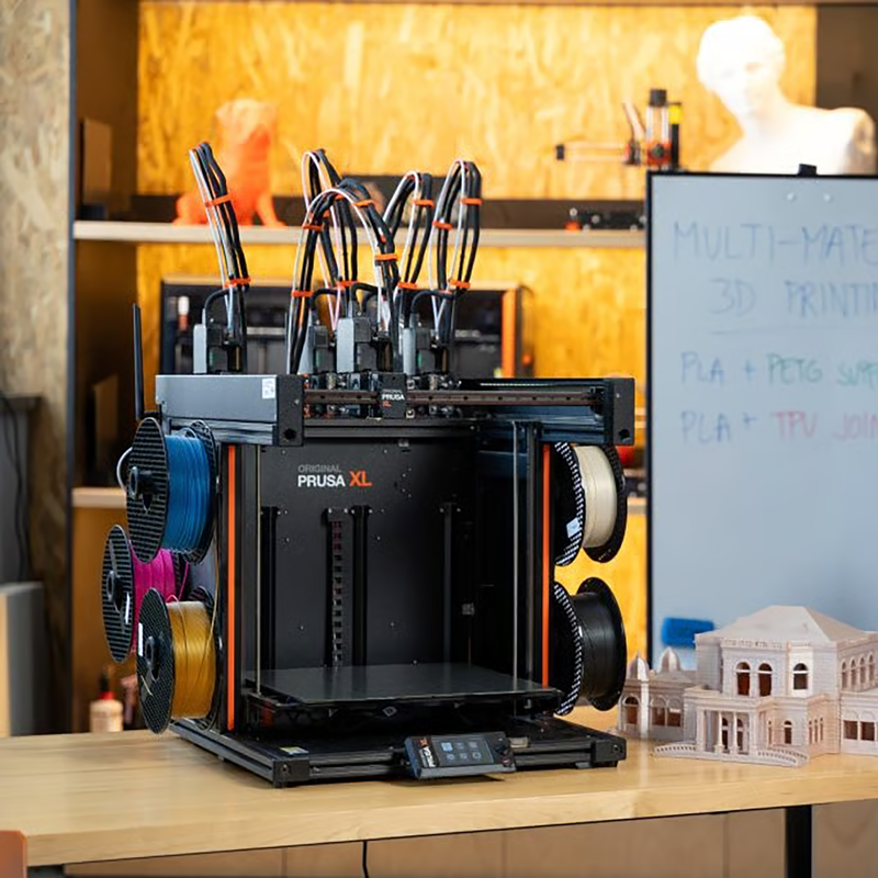 Prusa XL+ Five-Tool Head 3D Printer with Optional Enclosure