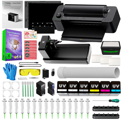 xTool O1 Omni Single Head UV Printer with Rotary & Laminator Attachments