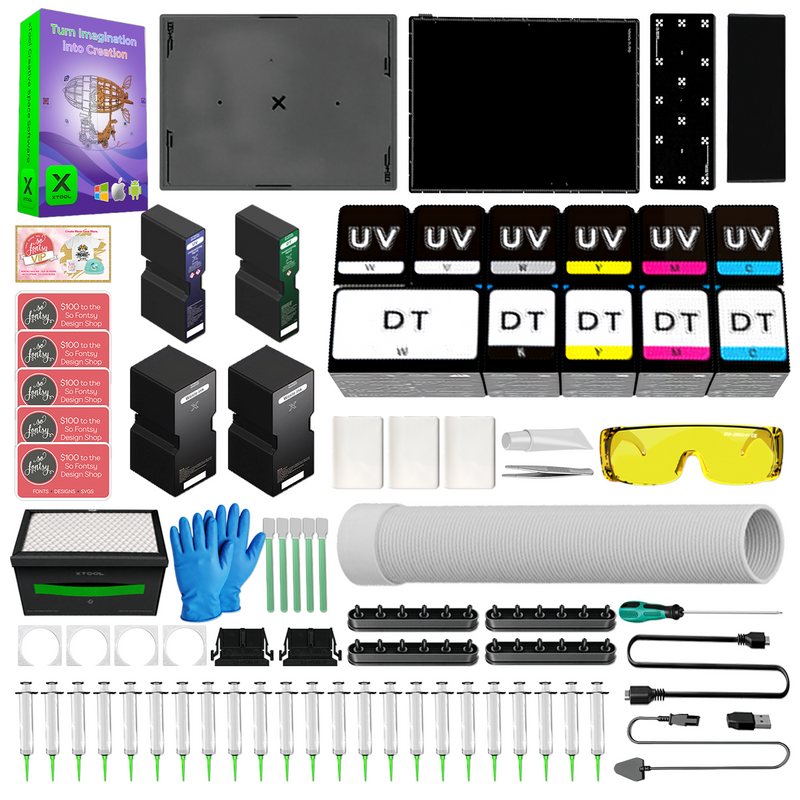 xTool O1 Omni UV + DT Fabric Printer | 4-in-1 UV & Apparel Printer