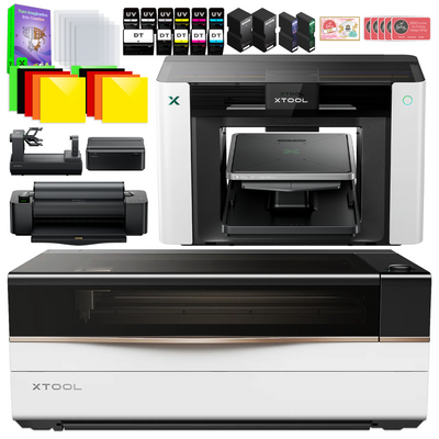 xTool O1 Omni UV + DT Fabric Printer with P3 CO2 Laser Cutter
