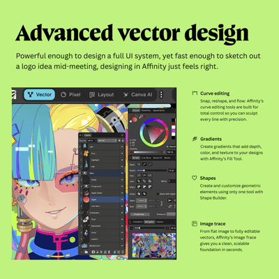 Affinity Professional Graphic Design Software By CanvaWindows (Intel/AMD) - Swing Design