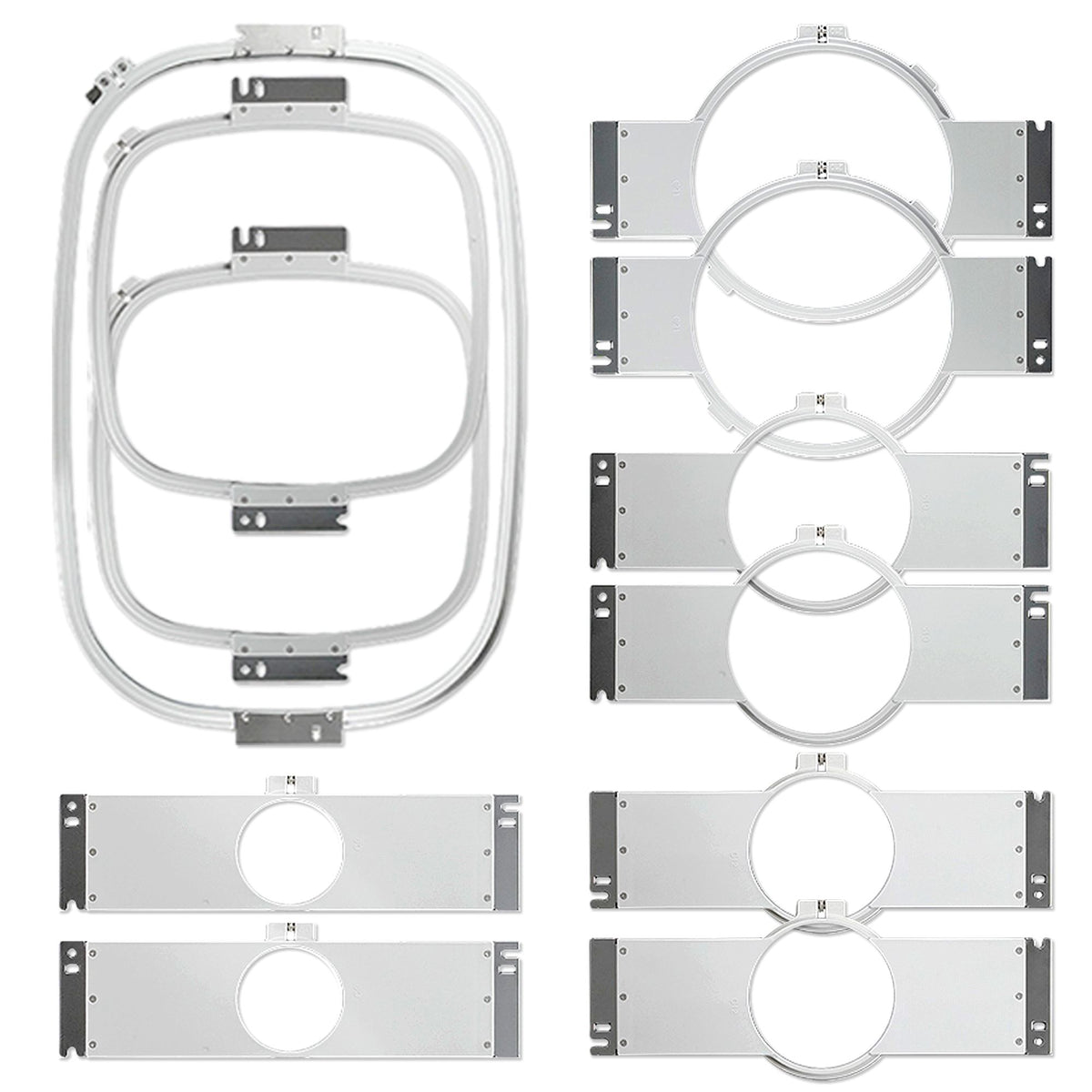 BAi Mirror 15 Needle Commercial Embroidery Machine Bundle with Cap &amp; Hat Hoops Brother Sewing Bundle Bai 
