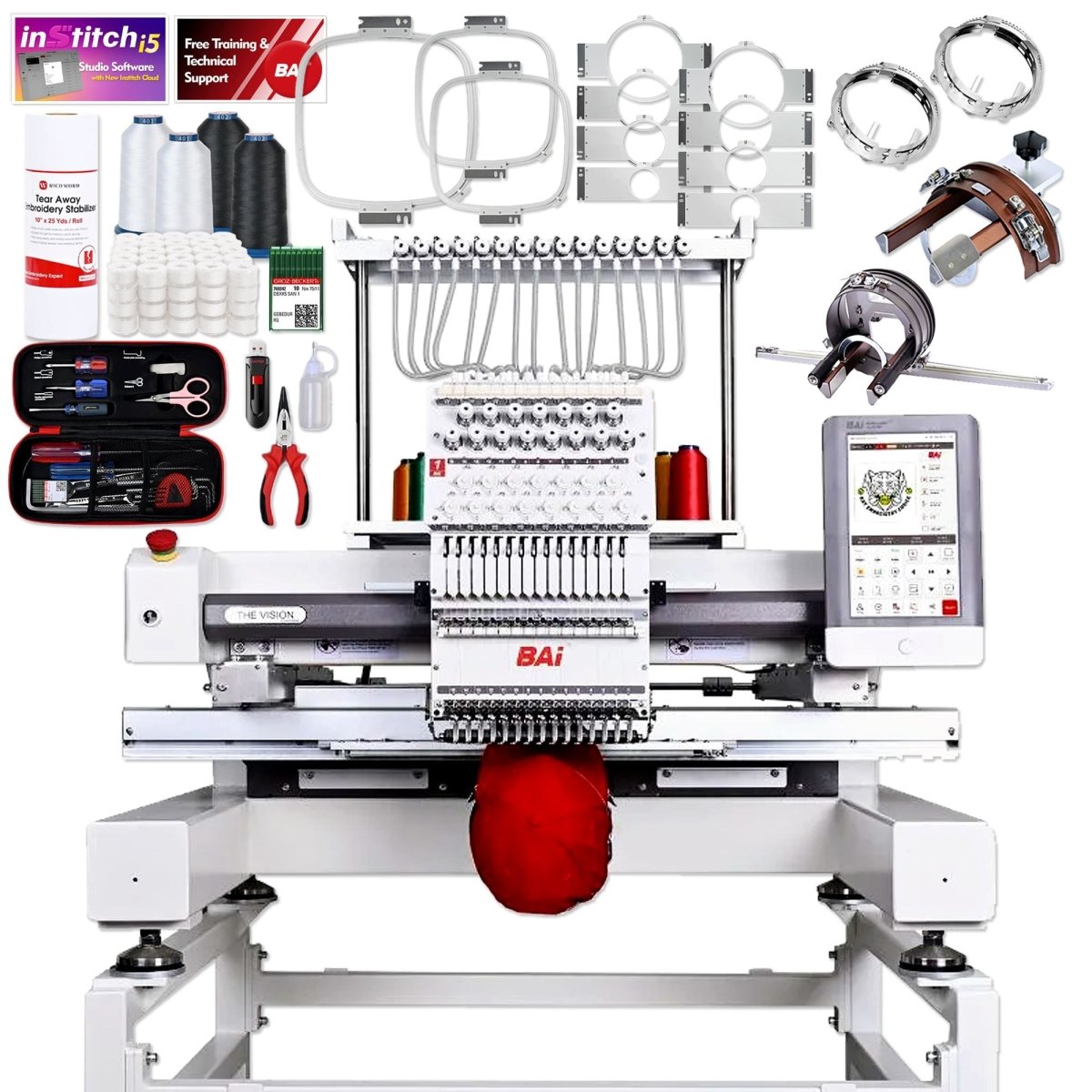 BAi VISION Commercial Embroidery Machines | Swing Design