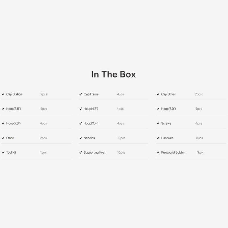 BAi VISION 2 Head 15 Needle Computerized Embroidery Machine Brother Sewing Bundle Bai 