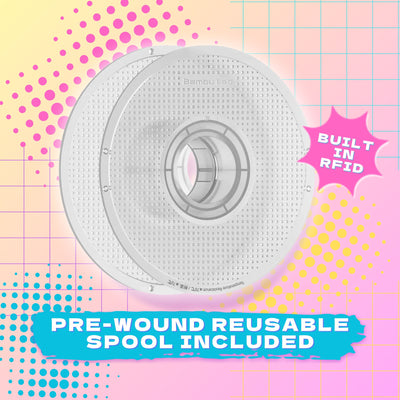 Bambu Lab 1.75mm PLA Glow Filament With Reusable Spool 3D Printer Bambu Lab 