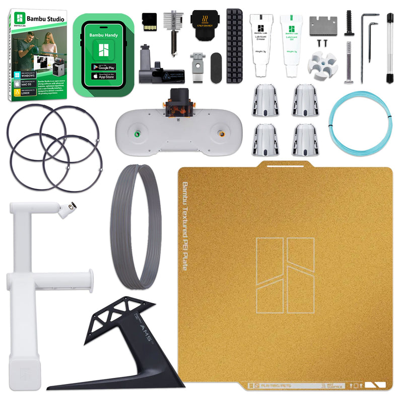 Bambu Lab A1 3D Printer with 10 Filament Rolls & AMS System Bambu A1 Combo Printer Bundles Bambu Lab 