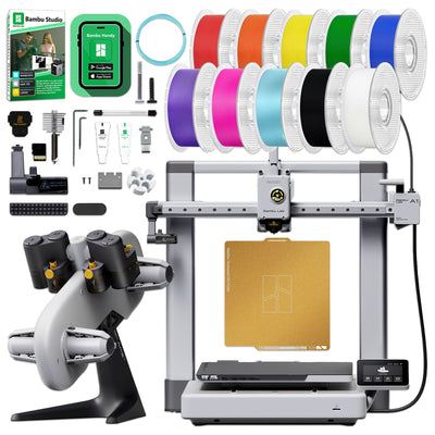 Bambu Lab A1 3D Printer with 10 Filament Rolls &amp; AMS System Bambu A1 Combo Printer Bundles Bambu Lab 
