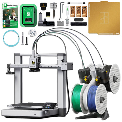 Bambu Lab A1 3D Printer with 10 Filament Rolls & AMS System Bambu A1 Combo Printer Bundles Bambu Lab 