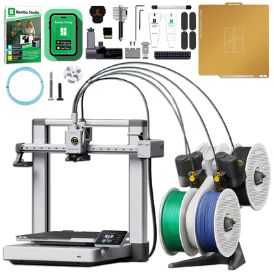 Bambu Lab A1 3D Printer with 5 PLA Filament Rolls & AMS System Bambu A1 Combo Printer Bundles Bambu Lab 