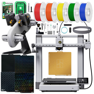 Bambu Lab A1 3D Printer with AMS System, Filament &amp; Accessories Bundle Bambu A1 Combo Printer Bundles Bambu Lab 